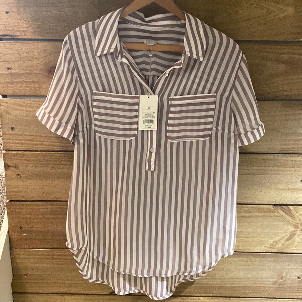 NWT a new day Sheer Blouse Size Medium